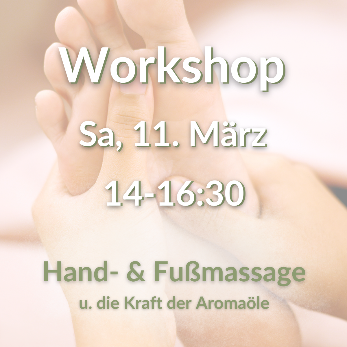 Workshop Hand- & Fußmassage und die Kraft der Aromaöle